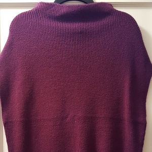 NWT CHICO'S sleeveless plum sweater size 0